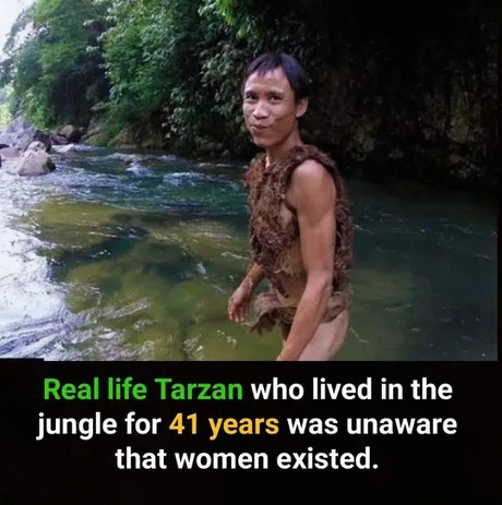 Real life Tarzan is just like you boys - meme