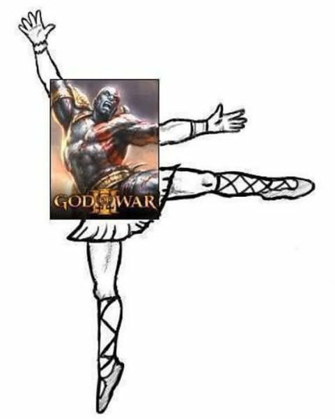 Kratos praisando - meme