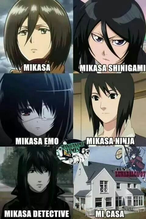 Mikasa és Tukasa - meme