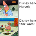 Disney handling Marvel vs Disney handling Star Wars
