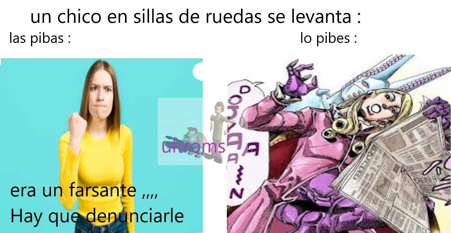 perdonen que no se vea toda la imagen de FUnny VAlentine es que no encontraba la imagen completa en google - meme