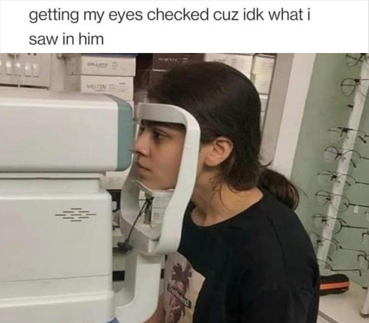 need an eye exam - meme
