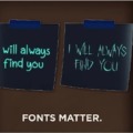 Fonts matter XD