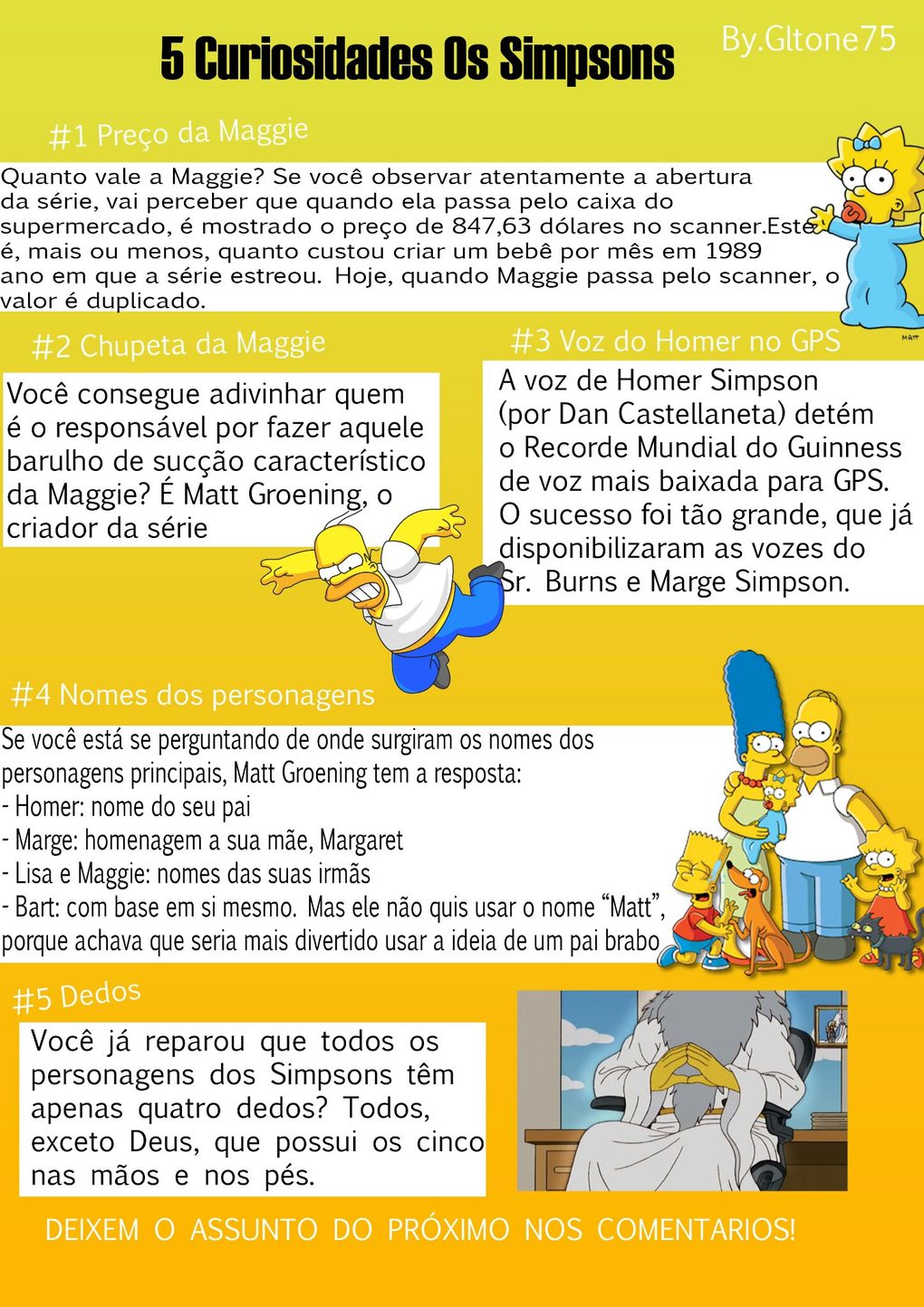 5 curiosidades Os Simpsons - meme