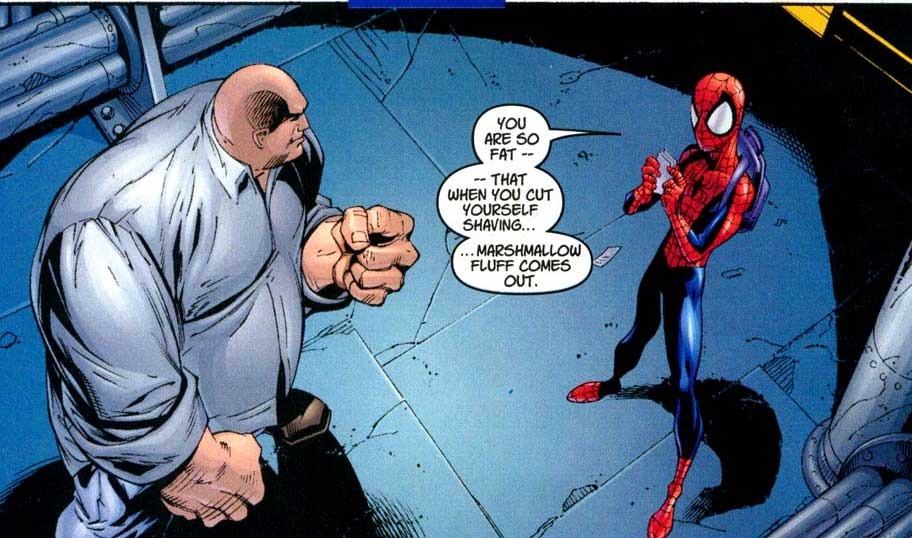 Spider-Man-1, Kingpin-0 - meme