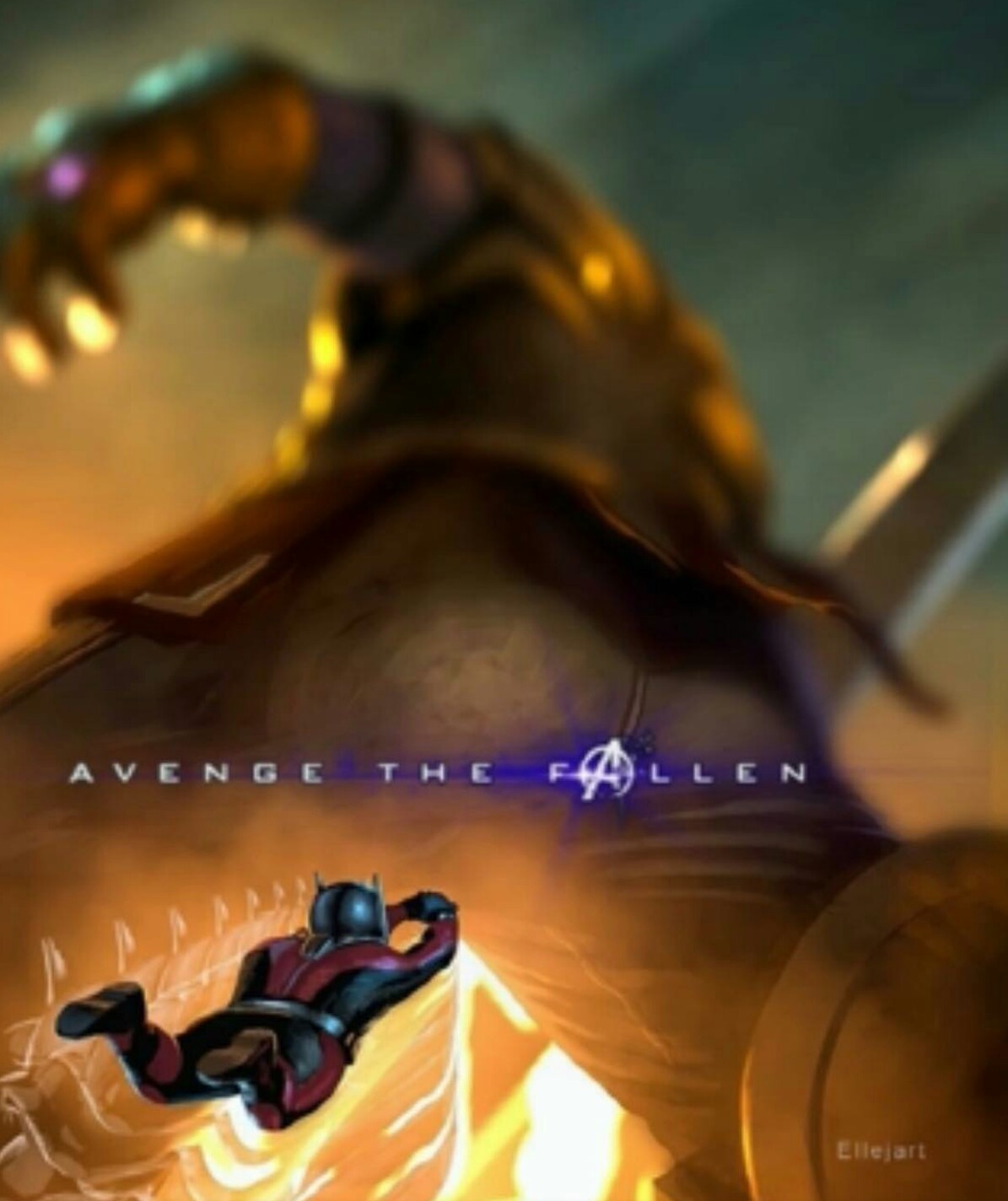 Thanos' defeat - meme