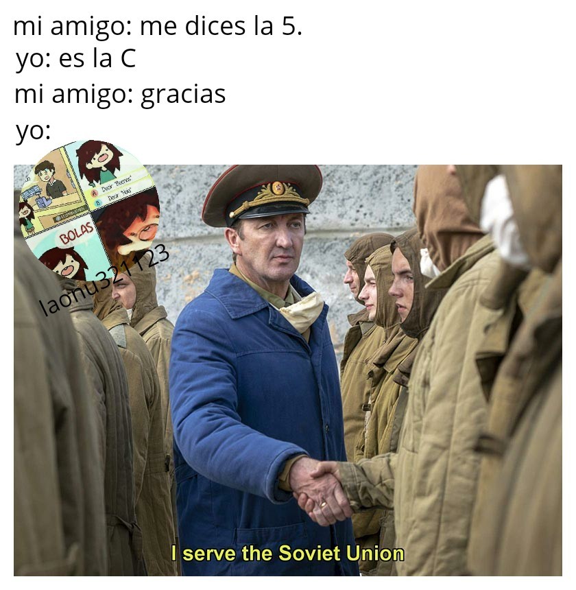 *inserte himno de la union sovietica* - meme