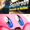 Pal que no sepa, Kirby puede absorber a sus enemigos y copiar su apariencia (ejemplo: se traga a Mario y le sale el gorrito)