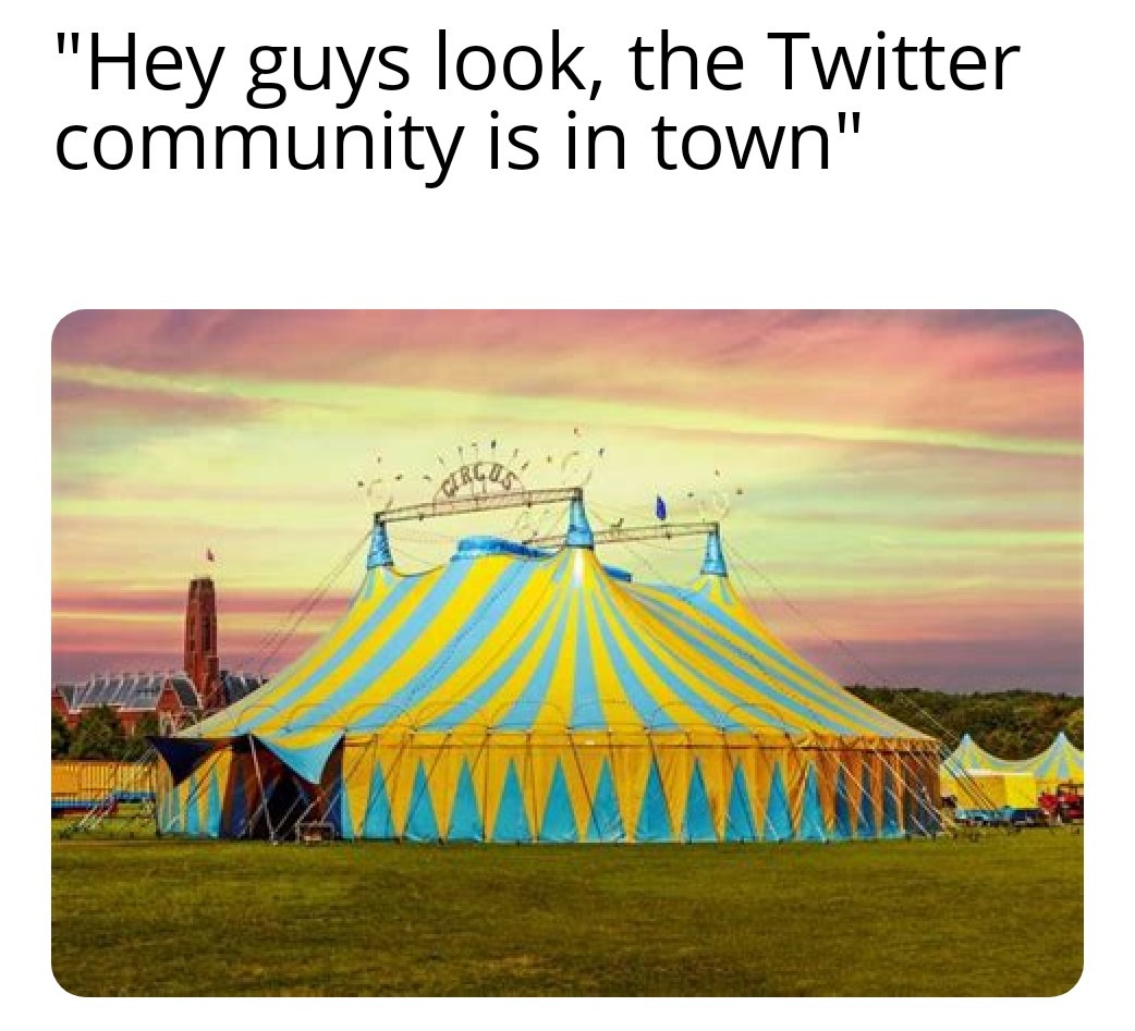 Twitter community indeed - meme