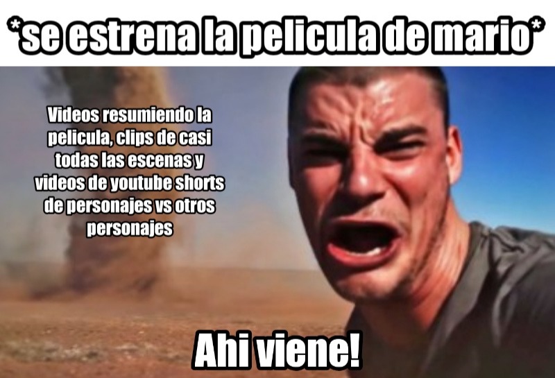 Ua vieron la pelicula? - meme