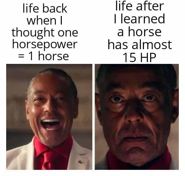Horsepower meme