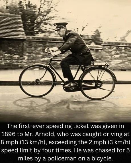 First speeding ticket ever: 8 mph menace - meme