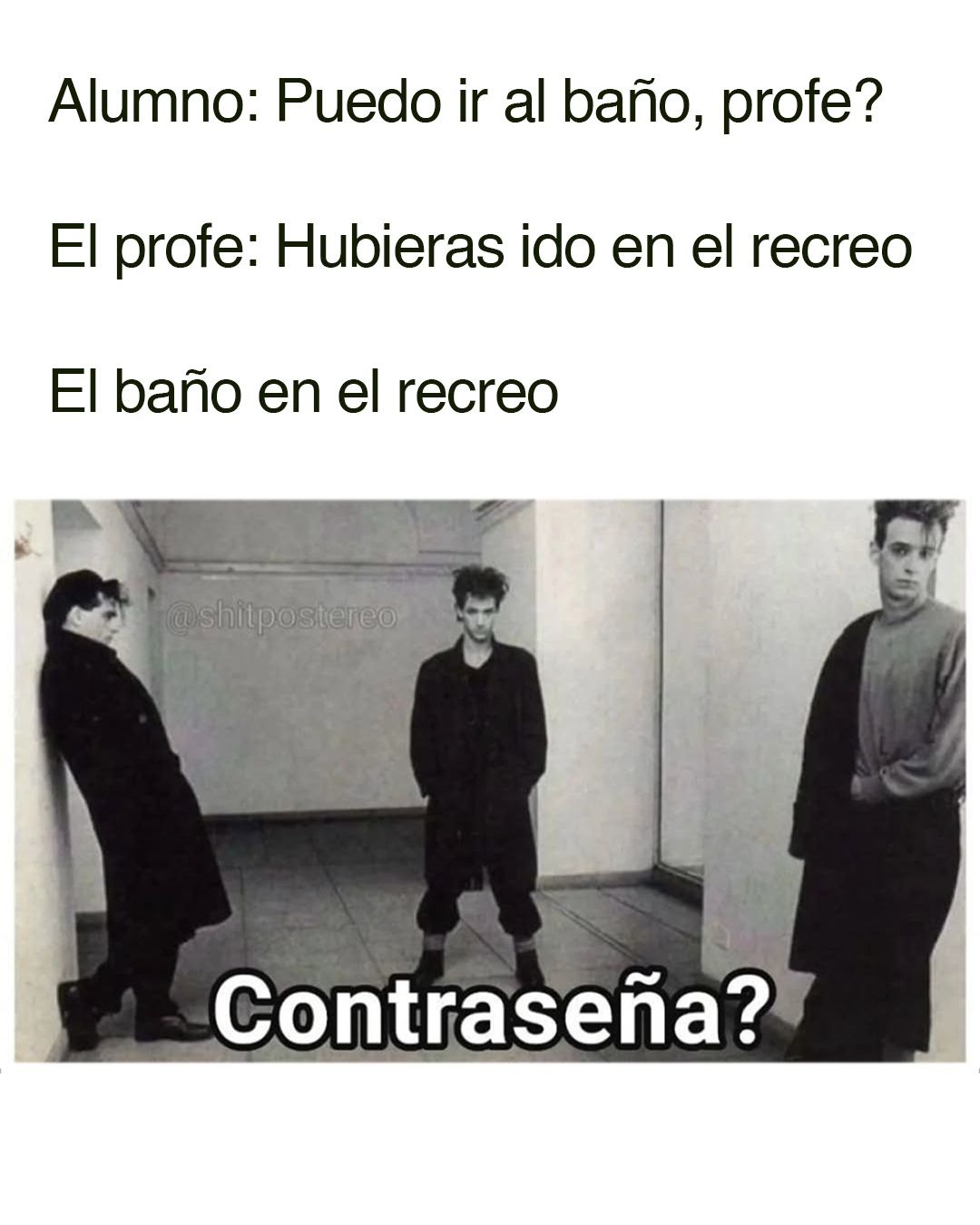 En mi caso era en el tobogan de la plaza - meme