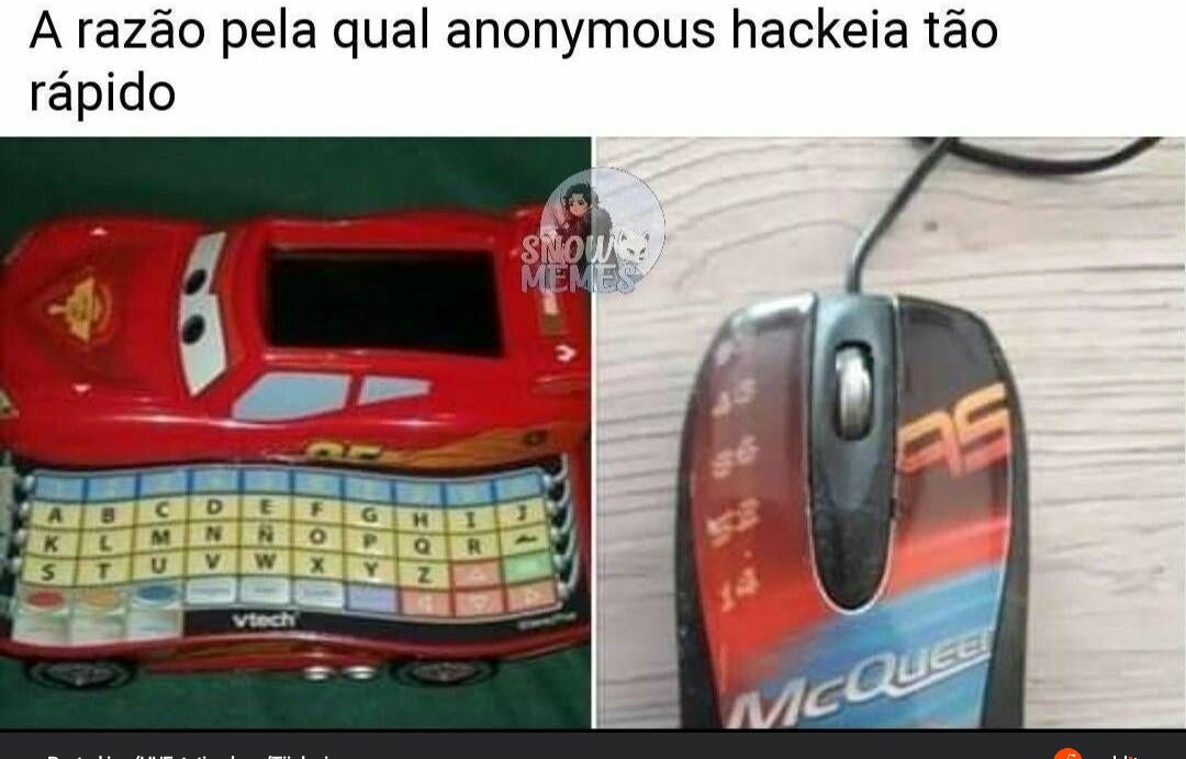 Eu sou a velocidade - meme