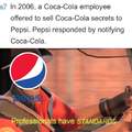 Pepsi has standards