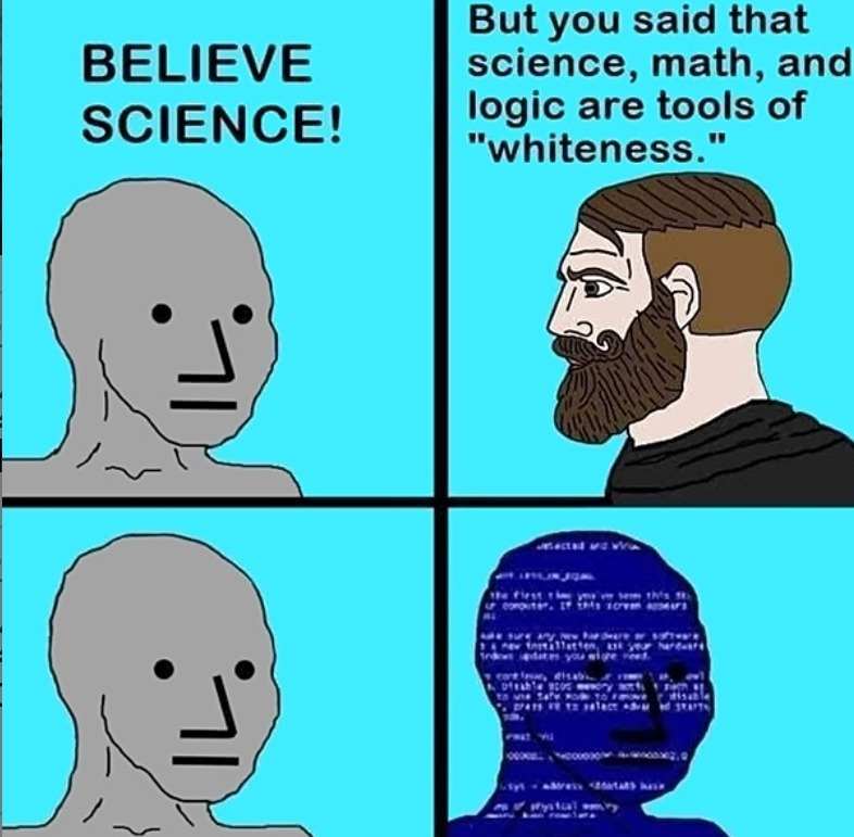 Science says there's differences in IQs between races - meme