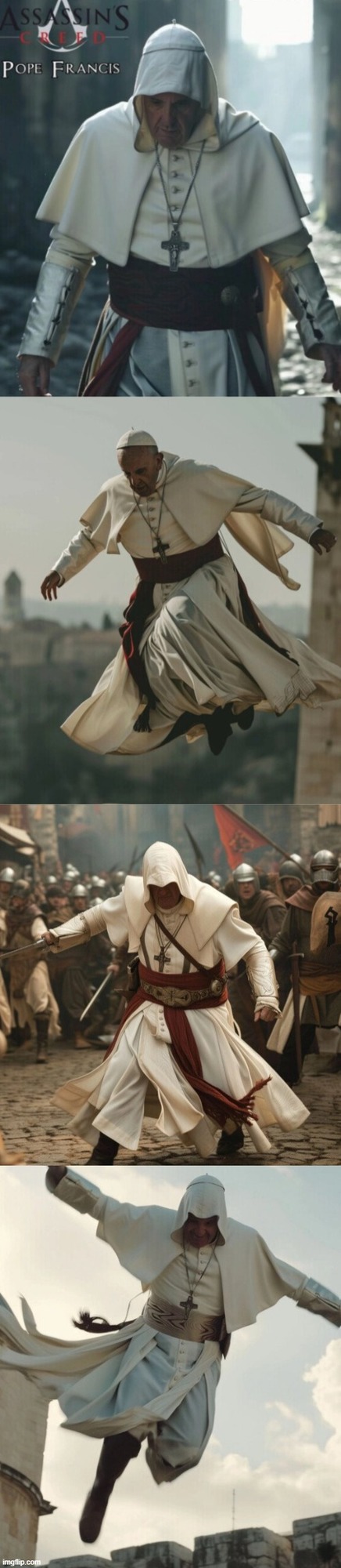 Assassins Creed Papa Francisco - meme