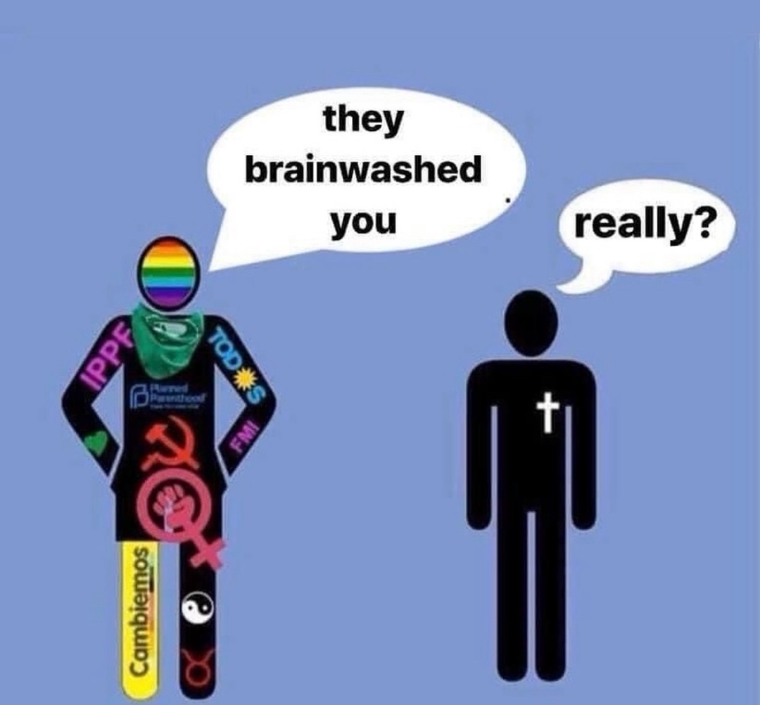 LGBTXYZ is the worst religion - meme