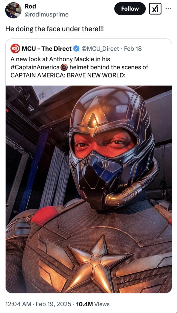 Captain America 4 doing the face - meme