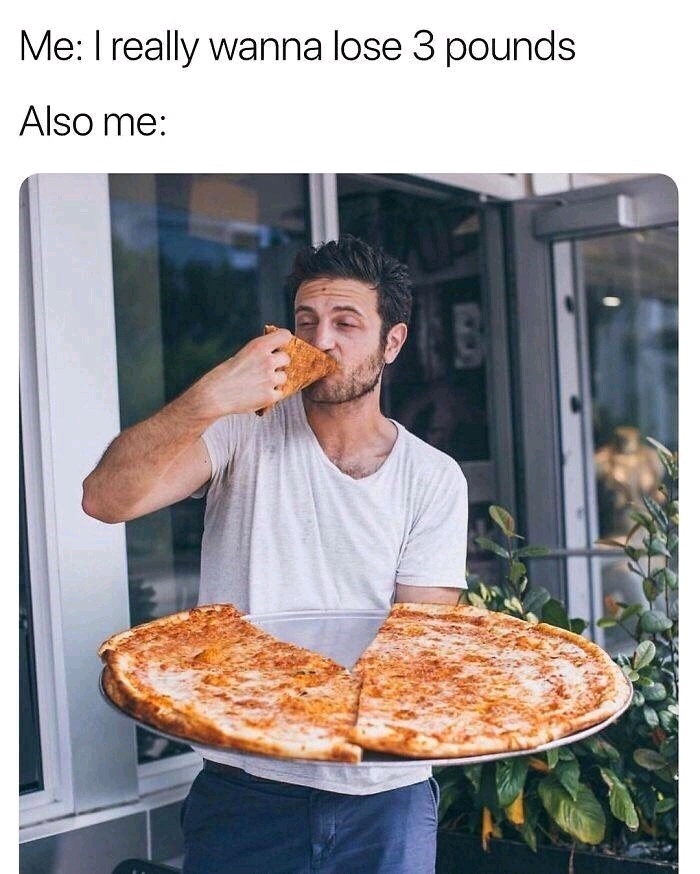 Pizza is love, pizza is life! - meme