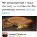 Don't eat his Grilled Cheese