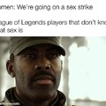 sex strike vs league of legends players