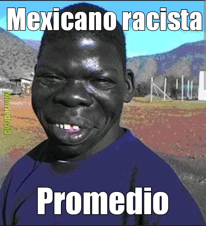 Mexicano racista promedio - meme