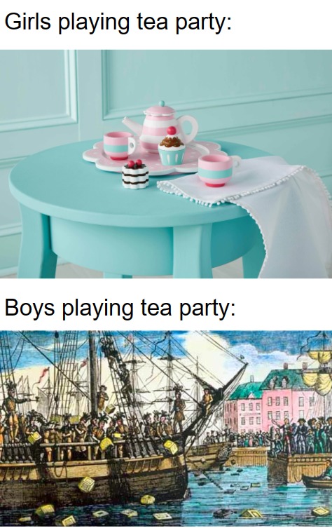 Boston Tea Party - meme