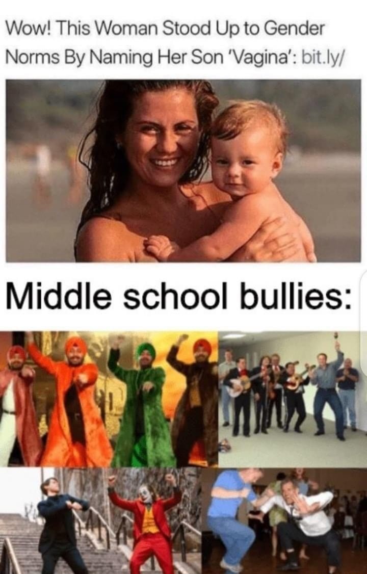 Kid's going to be punched everyday at school - meme