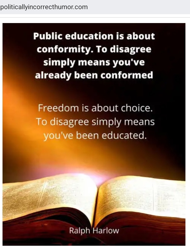Education not indoctrination - meme