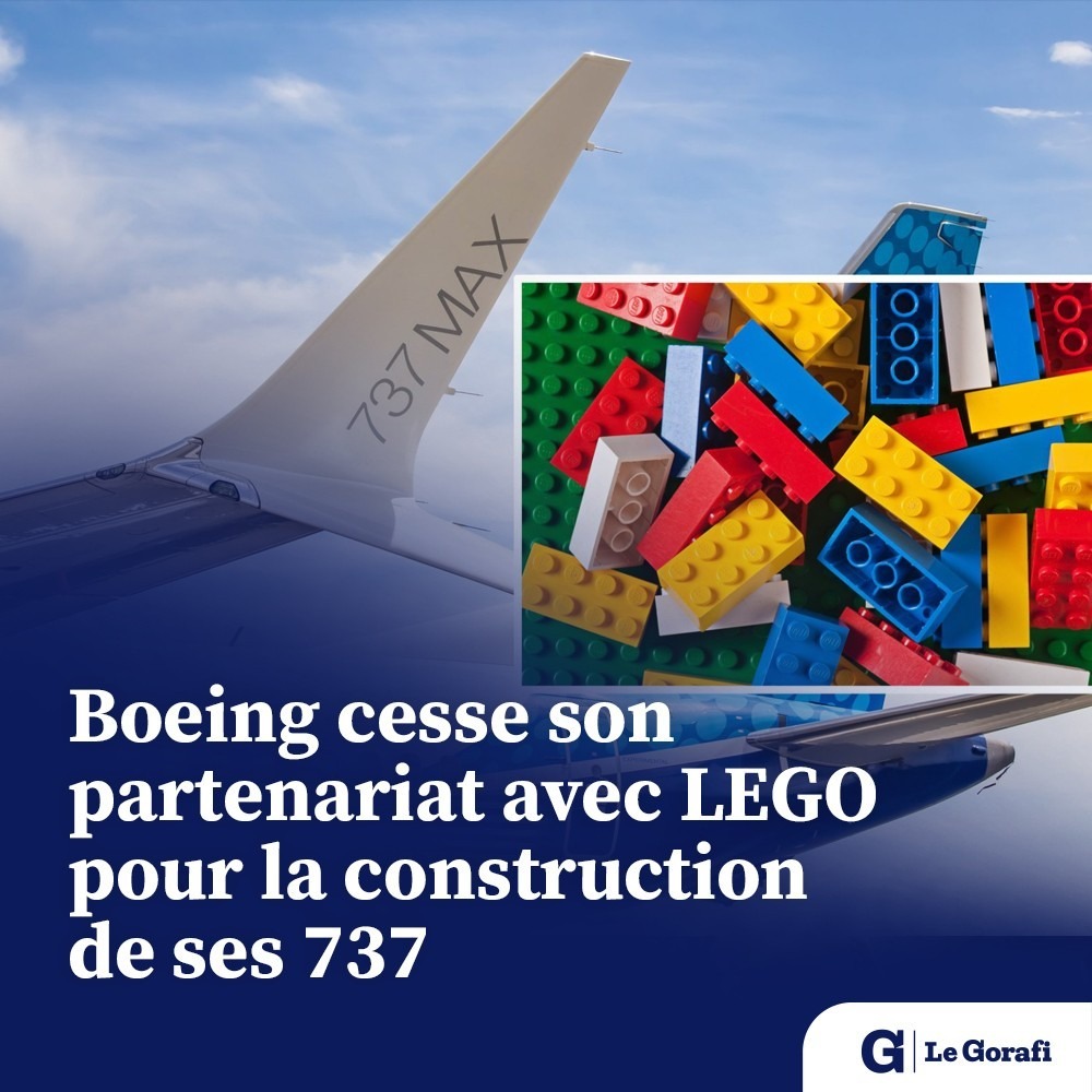 Boeing cesse son partenariat avec LEGO pour la construction de ses 737 - meme