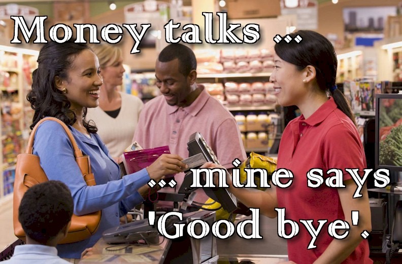 Money talks - meme
