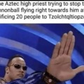 Aztec priest meme