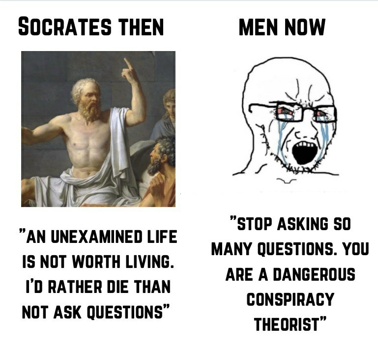 Question everything - meme
