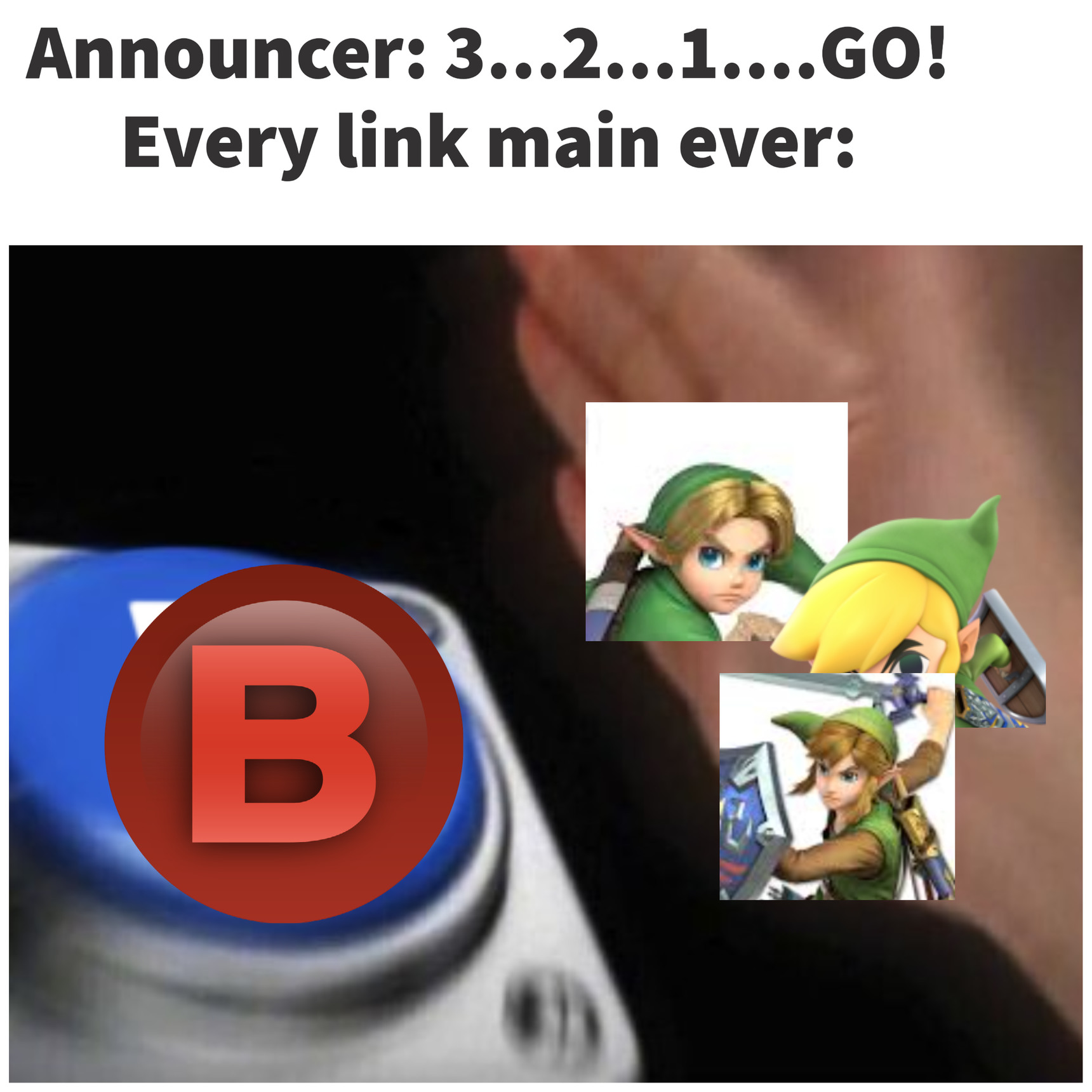 Link mains SUCK - meme