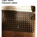 Login: admin, Password: admin