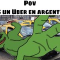 Pov sos un Uber en argentina