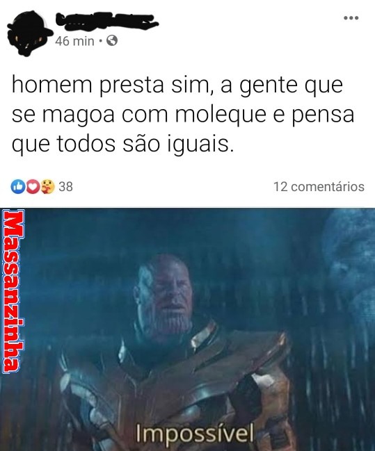 O mundo já não é mais o mesmo - meme