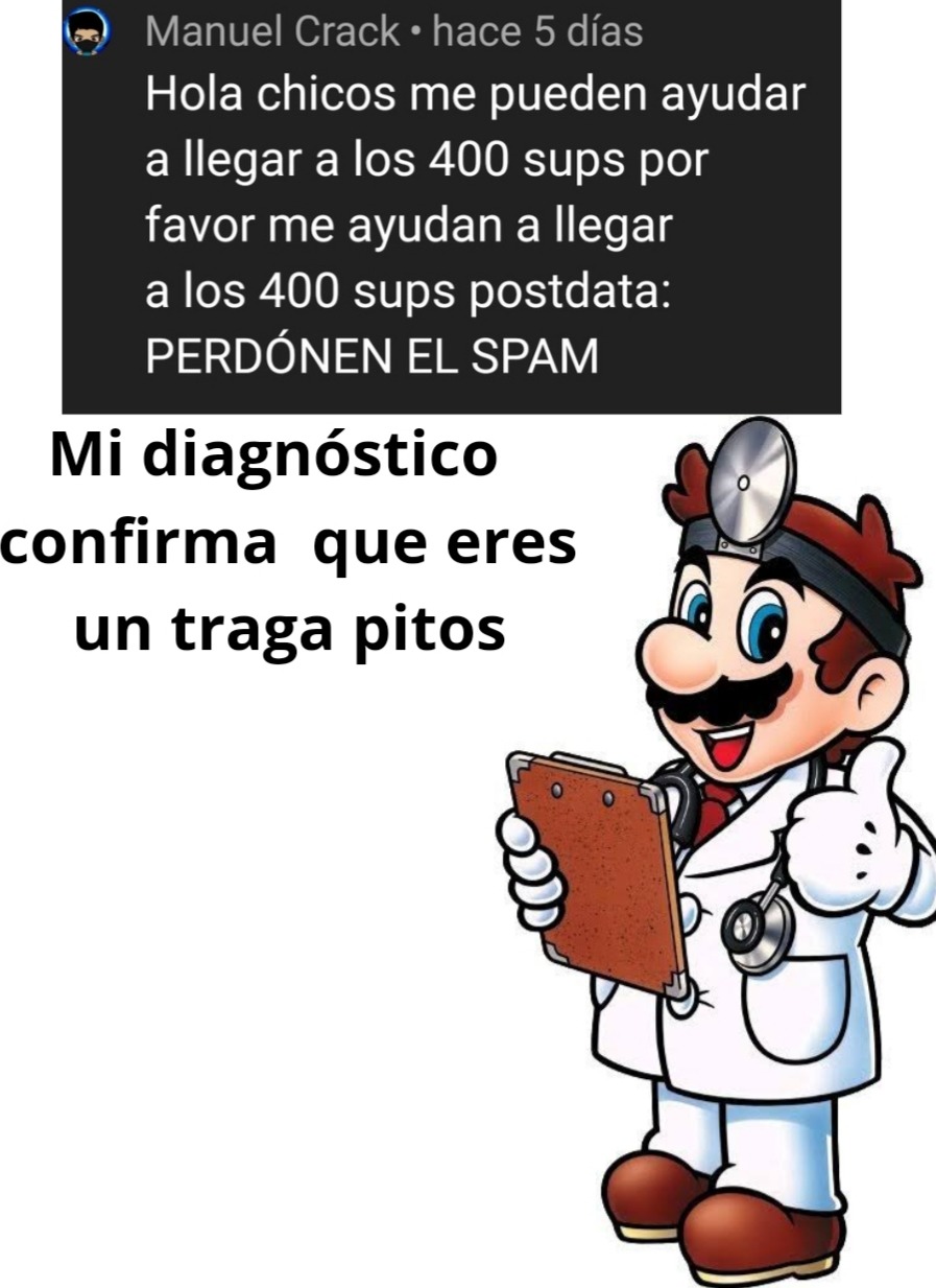 Dr Mario al rescate - meme