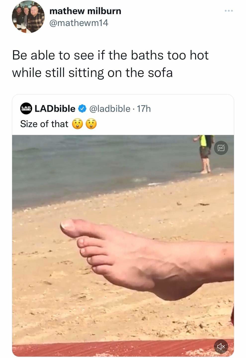 That Big toe! - meme