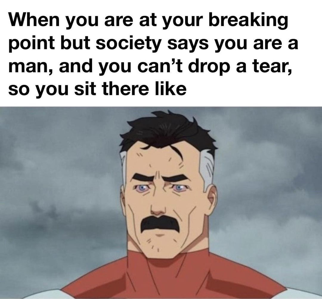 Crying man - meme