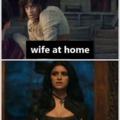 Wife at home vs