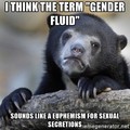 "Gender fluid" if you know what I mean
