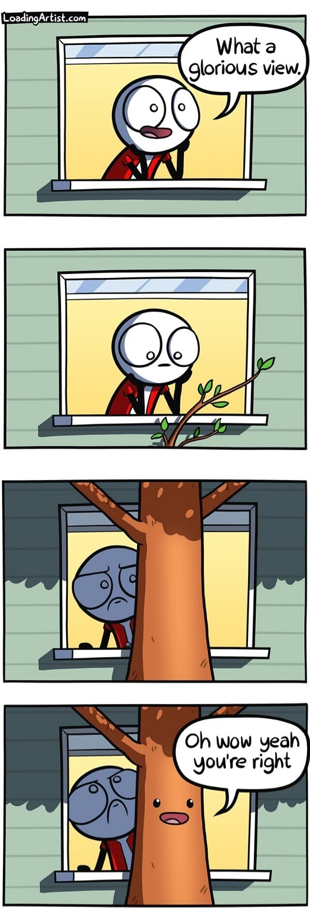 Fucking trees - meme
