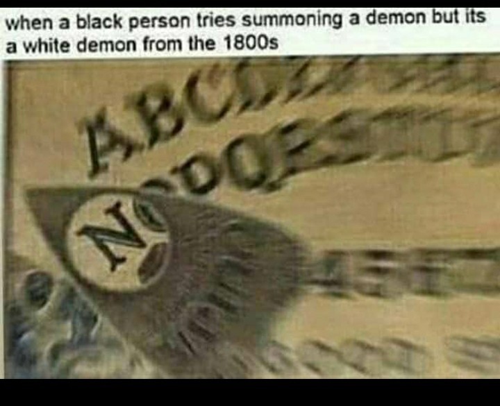 Some demons be moving mad - meme