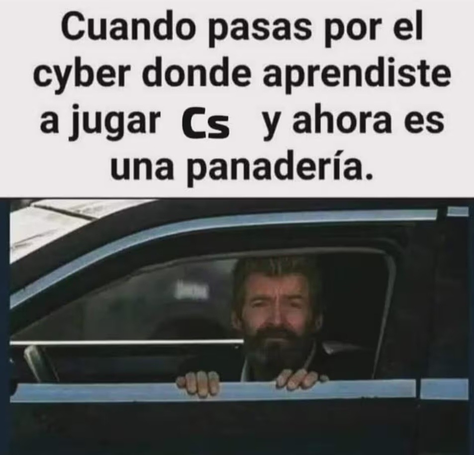 El cibercafé ahora es panadería. Fin de una era - meme