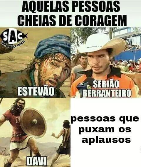 Só os brabos - meme