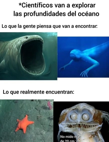 memes de científicos explorando el fondo del océano