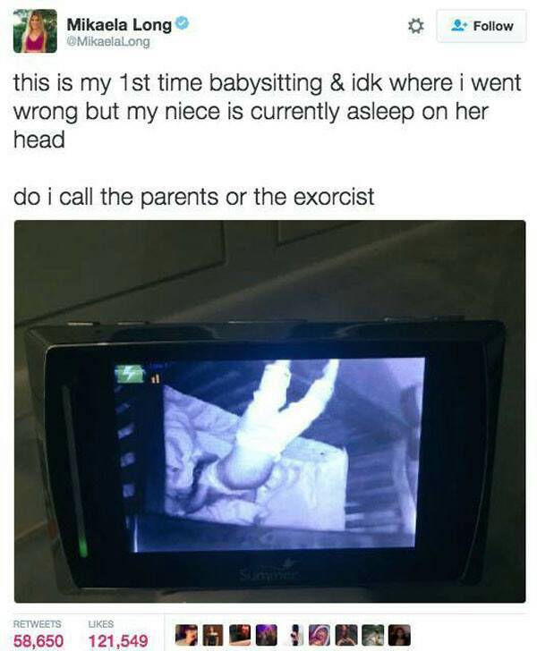 Definitely the exorcist - meme