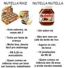 RAIZ AND NUTELLA, Nutella da câncer - meme